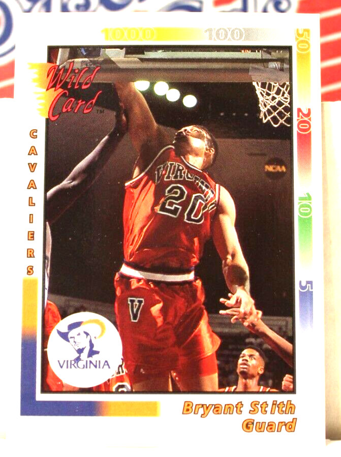 1992 Wild Card NBA Basketball Promo Card #P-4 Bryant Stith