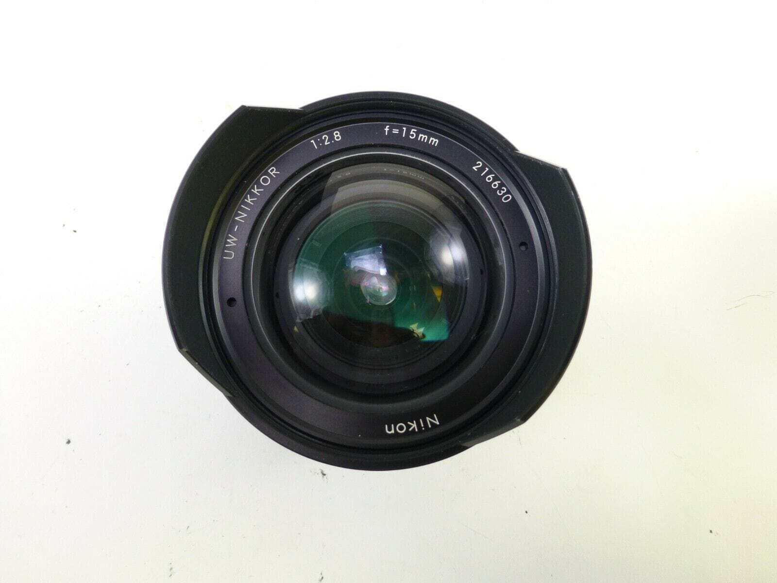 Nikon UW-Nikkor 15mm F/2.8 Lens with Nikonos 15 Viewfinder