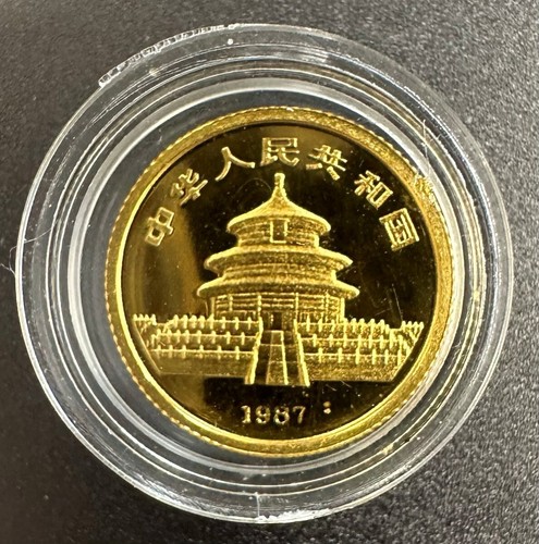 1987 Proof Gold China Panda 1/20 Ounce .999 (PAP004271) - Picture 4 of 7