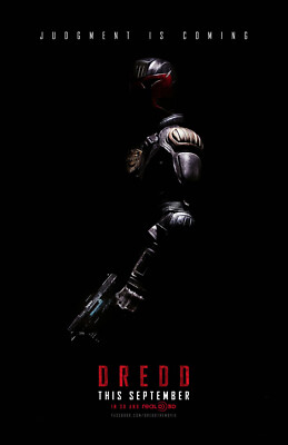 AA1135 Dredd Film By Pete Travis 2012 Actor Movie Poster 11x17
