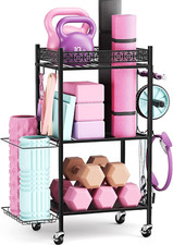 Yoga Mat Storage Rack, Home Gym Storage Rack Yoga Mat Holder, Workout Storage f