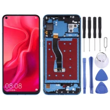 LCD Screen and Digitizer Full Assembly with Frame for Huawei Nova 4