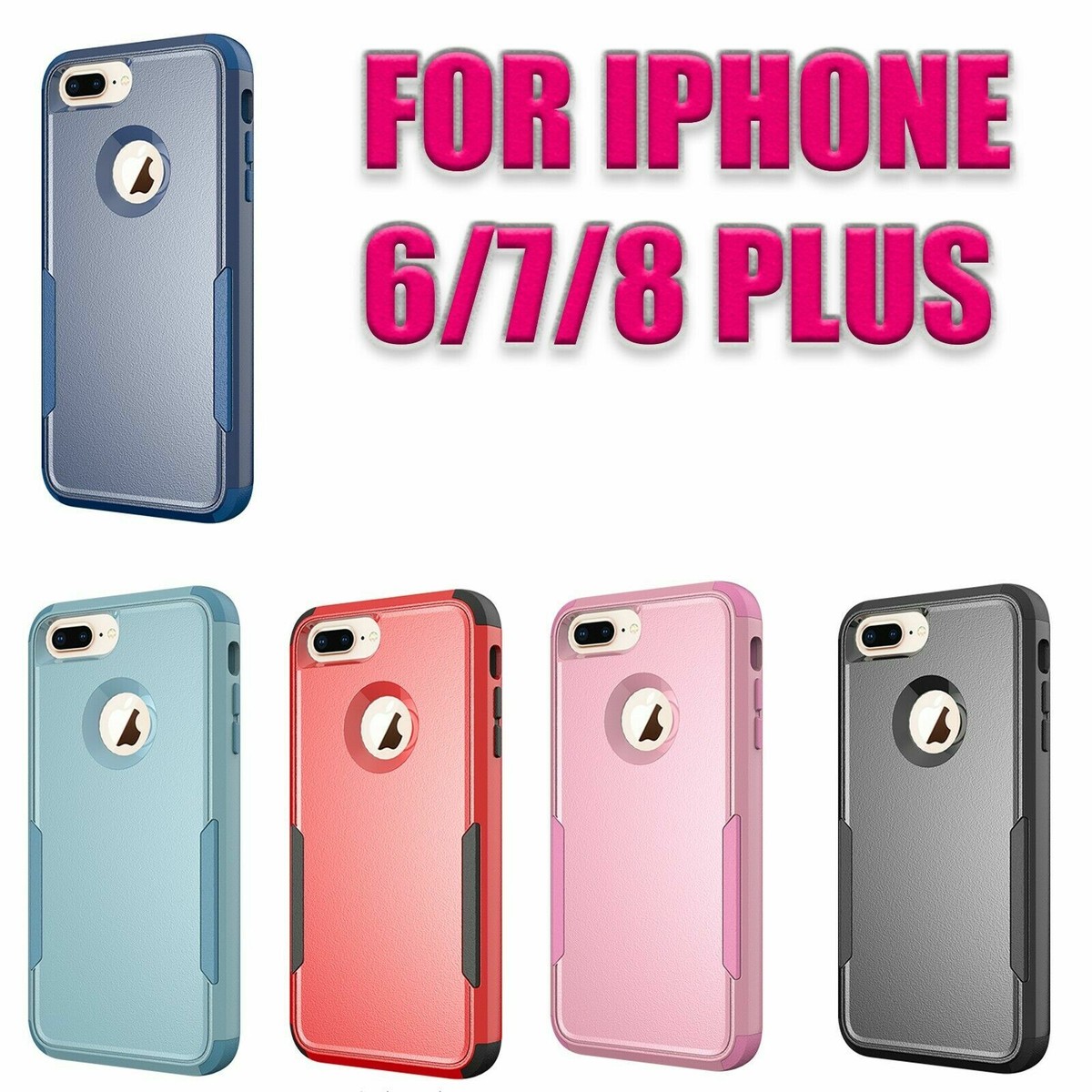 Shockproof Case Cover For Apple iPhone 6 6s 7 8 Plus SE 2nd 3rd