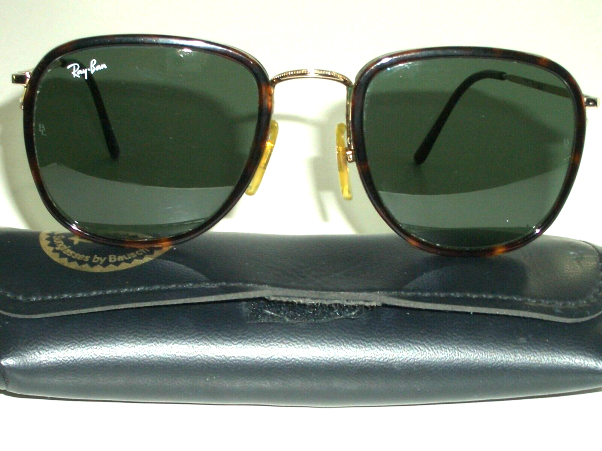 VINTAGE B&L RAY BAN W0870 DARK TORTOISE G15 SHIRE TRADITIONAL