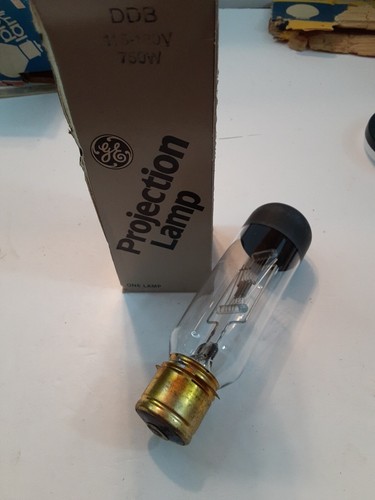 🌴 General Electric DDB Projector Projection Lamp Bulb 750W 120V Replacement NOS - Picture 2 of 3