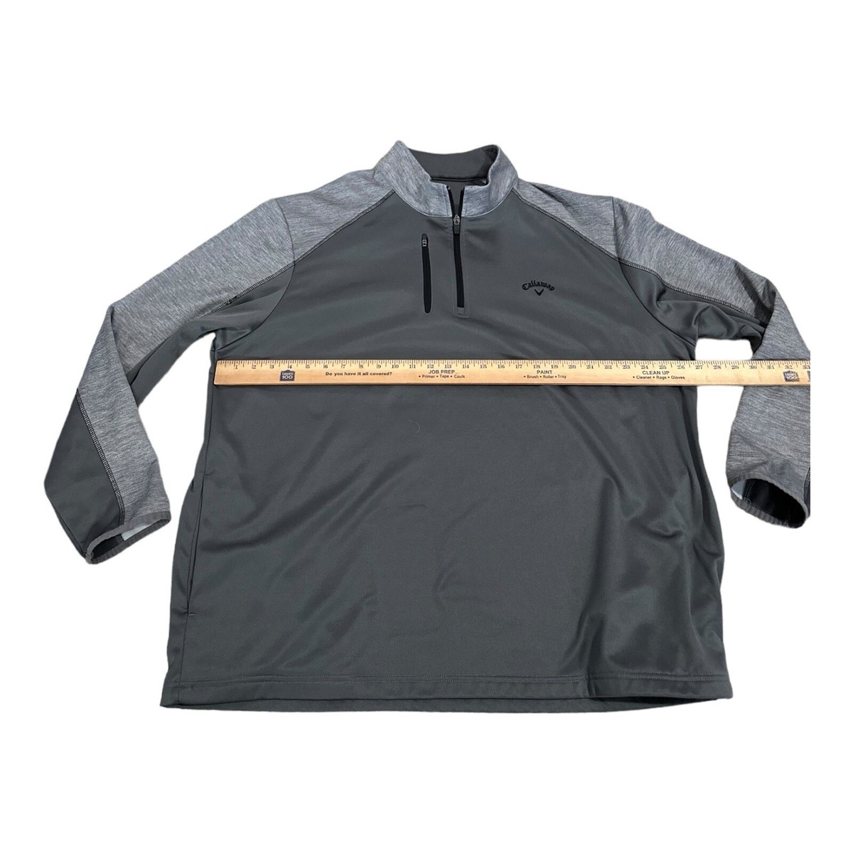 Veste Callaway Weather Series 1/4 Zip – Homme – Gris – Taille XL – Manches Longues