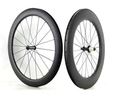 700C Carbon Wheelset 25mm Width 60mm 88mm Depth Clincher Tubular with R36 Hub