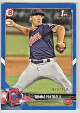 2018 BOWMAN DRAFT BLUE THOMAS PONTICELLI  BD-42 080/150  