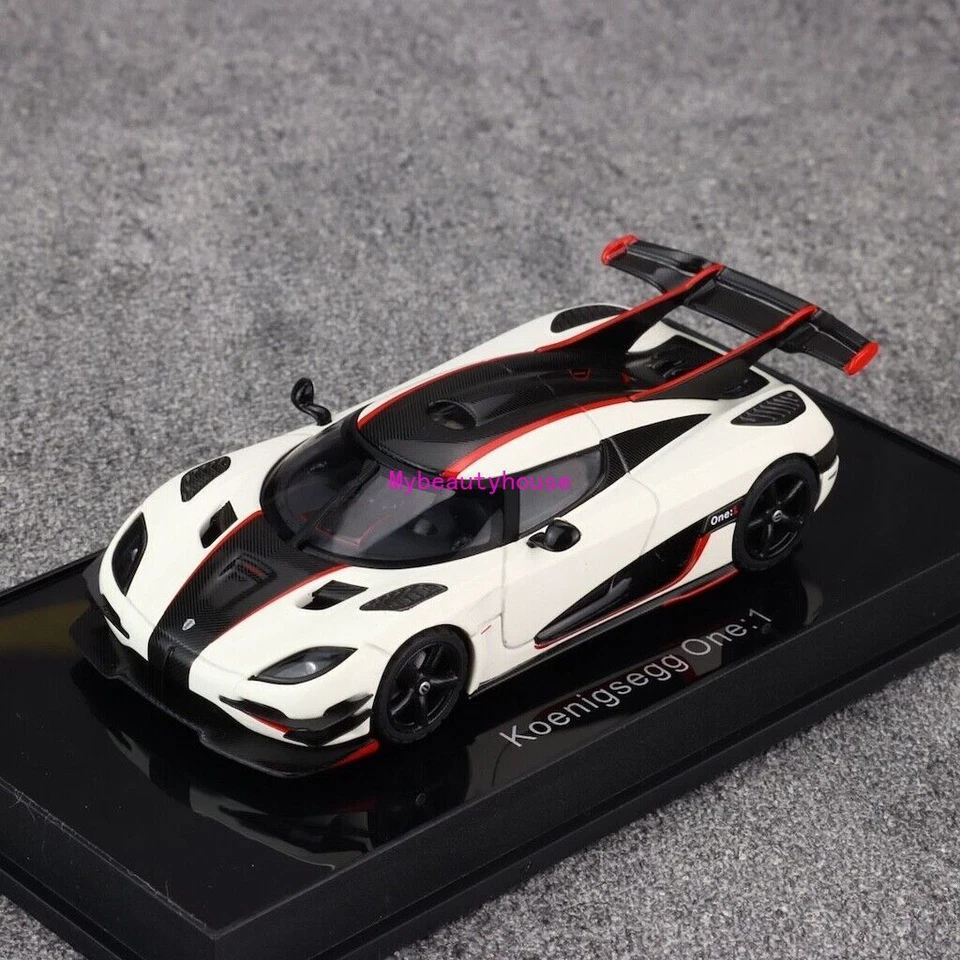 AUTOart 1:64 White One 1 Super Racing Sports Model Car ABS - Image 4 of 4