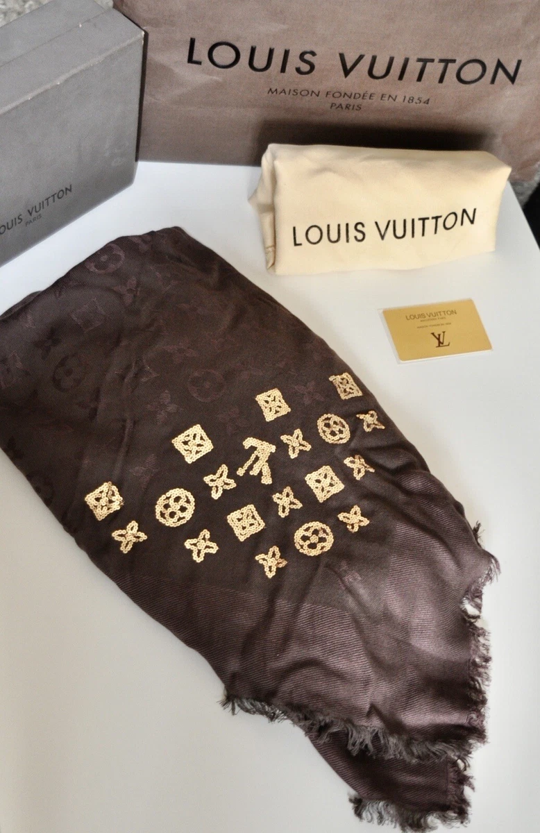 Louis Vuitton scialle monogram shine