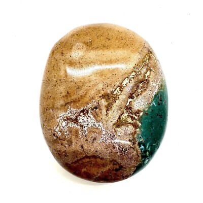 OCEAN JASPER Palm Stone Healing Crystal Reiki Yoga Meditation Madagascar 3'' ZARD