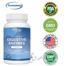 Digestive Enzymes - with Prebiotic & Probiotics, Gut Health, Constipation Relief