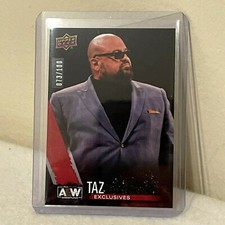 2021 Upper Deck AEW Taz Exclusives #d 73 /100 All Elite Wrestling Card SP 1st Ed