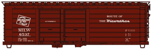 Accurail HO Modelo 3981 Milwaukee Road CMStP&P "Ruta de los Hiawthas" 40' Doble | Zustand: New