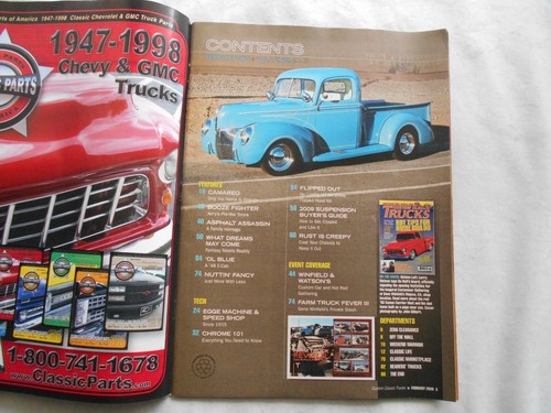 CUSTOM CLASSIC TRUCKS magazine FEBRUARY 2009 - Picture 2 of 2