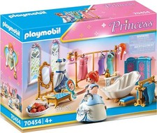 PLAYMOBIL Princess 70454 Ankleidezimmer mit Badewanne, Ab 4 Jahren, Spielzeug