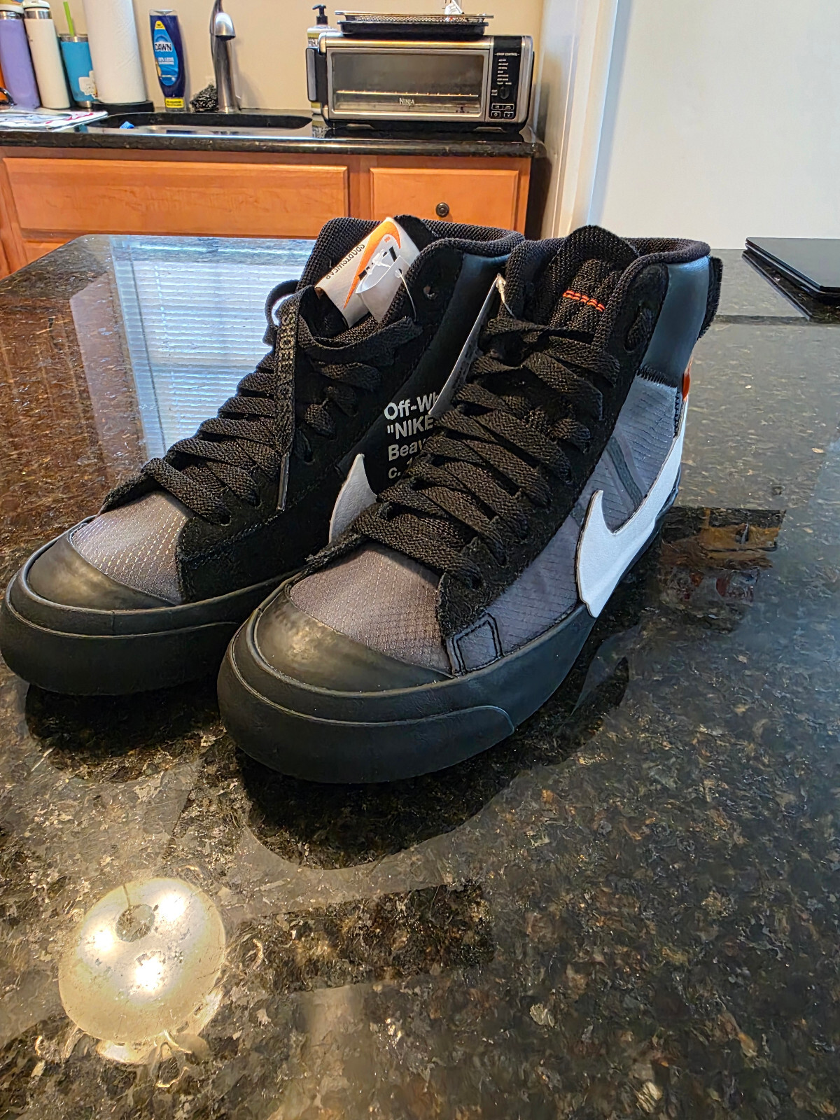 OFF WHITE X NIKE Nike Off White x Blazer Mid Grim Reaper taglia 5 nuovo con scatola