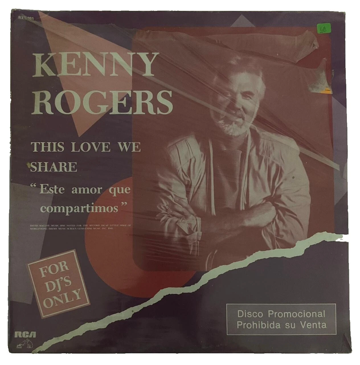 Kenny ROGERS Single Vinyl Records Pop