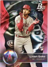 2023 Bowman Platinum #22 Livan Soto RC Los Angeles Angels