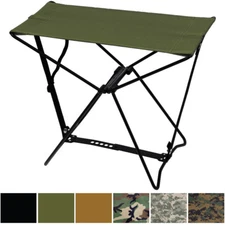 Camo Folding Stool Lightweight Travel Portable Chair Camp Stool Bench Camouflage
