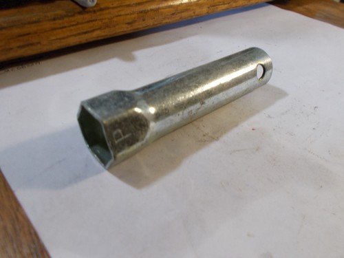 Vintage Motorcycle, Spark Plug Tool, 4" long & 21.23mm Spark Plug End - Picture 5 of 6