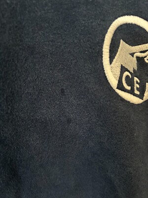 CAV EMPT Flat Pre Cog Hoodie Navy Blue Made In Japan Size M