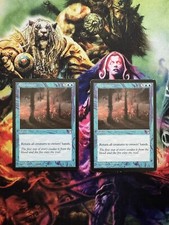 2x MTG Evacuation  – Stronghold Card # 30 - EX