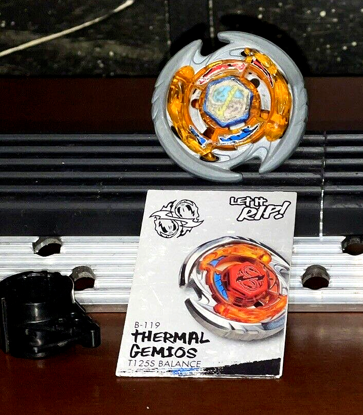 Original HASBRO TOMY Beyblade THERMAL GEMIOS T125S B-119 - METAL