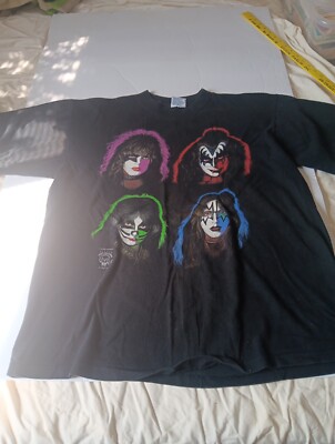 VINTAGE KISS T-SHIRT 1996 On Allsport Tag Made In U.S.A Size