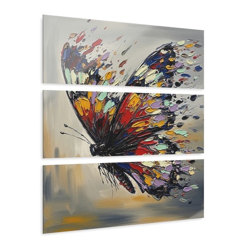 Vivid Triptych Acrylic Art Panel – Modern 3-Piece Centerpiece for Home or Office - Picture 2 of 6