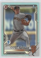 2021 Bowman Draft 1st Edition Sky Blue Foil Will Bednar Willl Bednar #BD-197 0b3