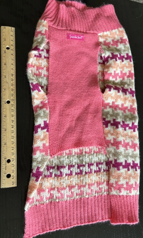 Cachorro Perro Ropa Suéter Abrigo Camisa Vestido Talla L Smoochie Pooch Foto 2 de 3