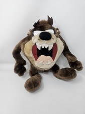 Vintage Applause Taz Tasmanian Devil Looney Tunes Plush Stuffed Animal 1994 8in