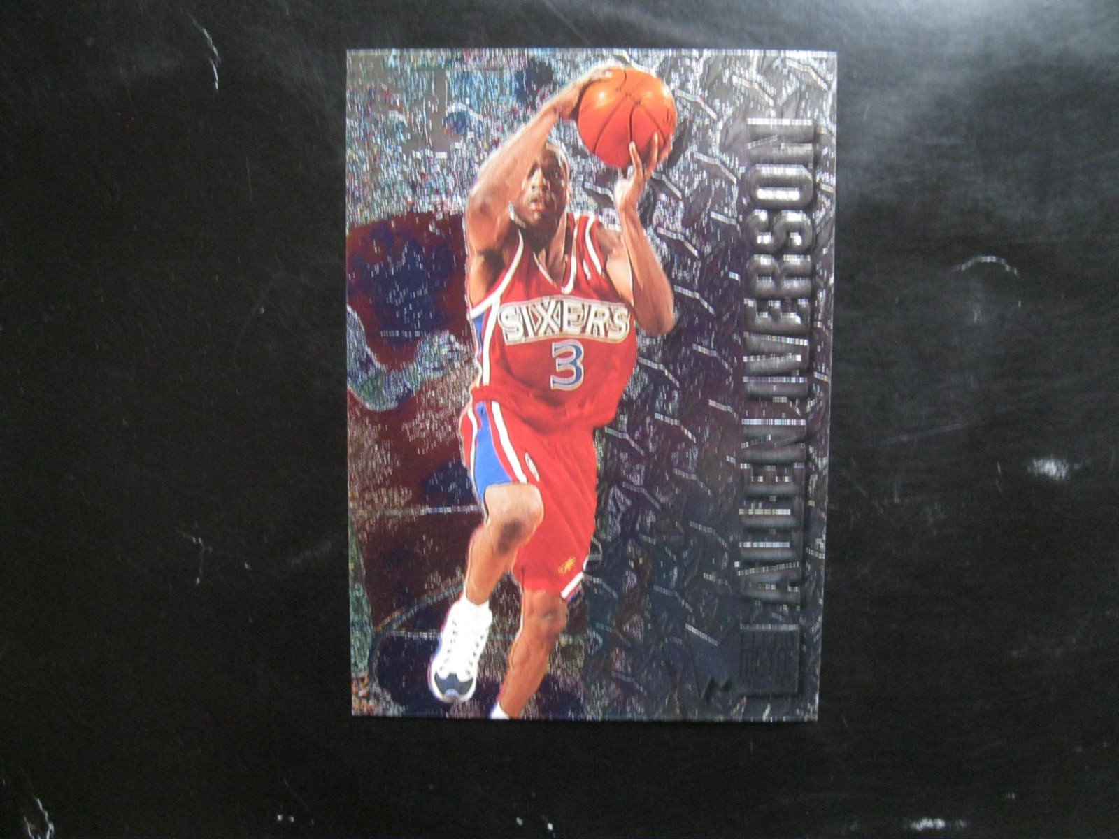 1996-97 Fleer Metal Universe # 201 Allen Iverson Rookie Philadelphia 76ers NM