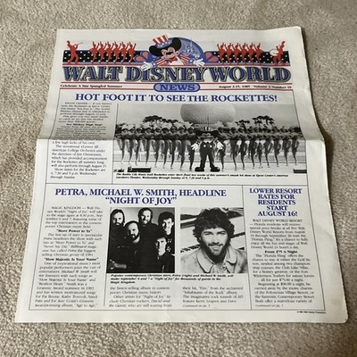 Walt Disney World  Celebrate A Star Spangled Summer Edition 1985 EUC