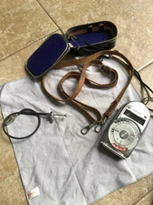 Leica Shutter Release Cable , Sekonic Auto Leader Light meter,strap For Leica