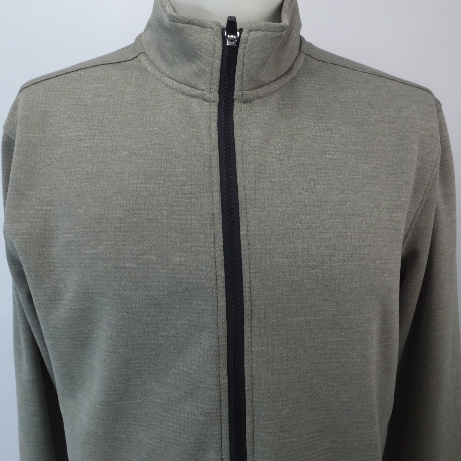 Straight Down Performance Heather Grey Full Zip P… - image 2