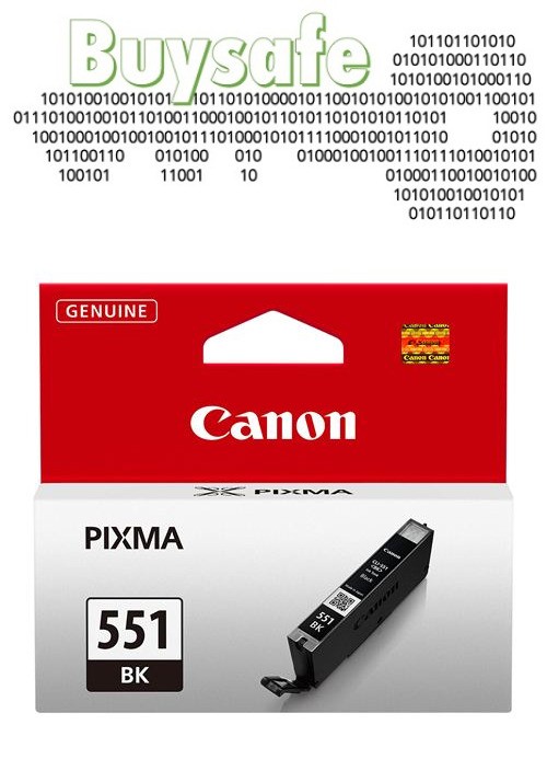 Canon CLI-551 Printer Ink Cartridge Black for PIXMA MX725