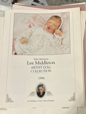 Lee Middleton 1996 Artist Collection Color DOLL CATALOG Book