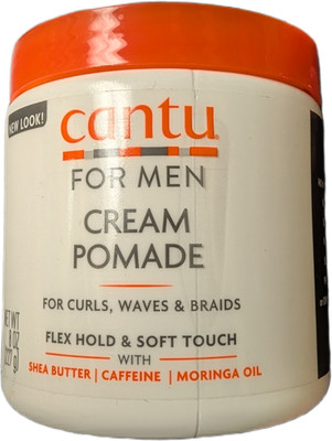 Cantu For Men Cream Pomade 4 oz Curls Waves Braids Shea Butter NEW Sealed