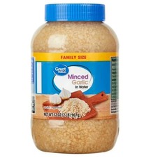 Great Value Minced Garlic in Water, 32 oz Free Shipping