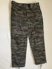 Vintage Camo Cargo Pants Mens Green Woodland Military Army Fatigues USA XXL