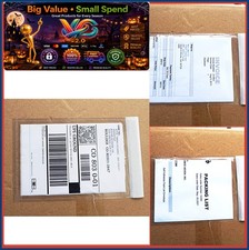 100 Pack Packing List Envelopes 4.7 x 7.5 Inch Self Adhesive Clear Pouch for