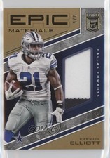 2017 Donruss Elite Epic Materials Prime /5 Ezekiel Elliott #10 uk2