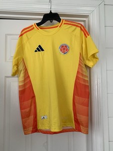 Adidas Mens Authentic Colombia National Team 2024 Home Soccer Jersey Medium