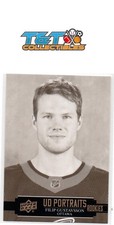 2021-22 Upper Deck UD Portraits #P-55 Filip Gustavsson Ottawa Senators 98