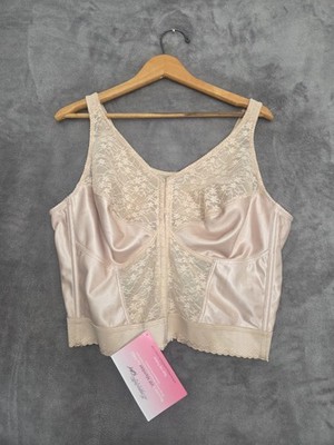 Exquisite Form Fully FRONT CLOSURE Original Longline Posture Bra 44DD 7565