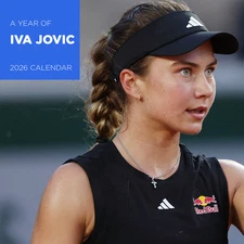 Iva Jovic 2026 Wall Calendar, 12-Month Tennis Star Gift for Fans