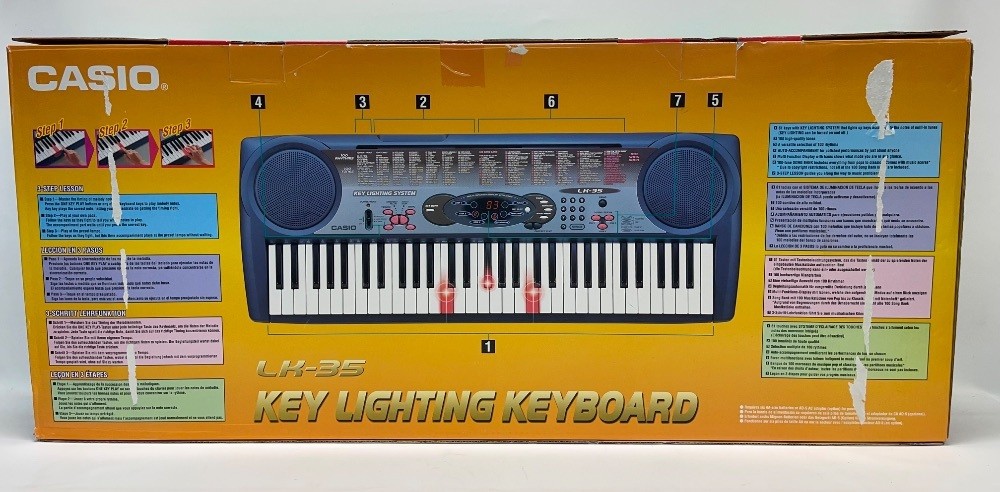 Casio LK-35 61-Key Electronic Keyboard with Key Lighting
