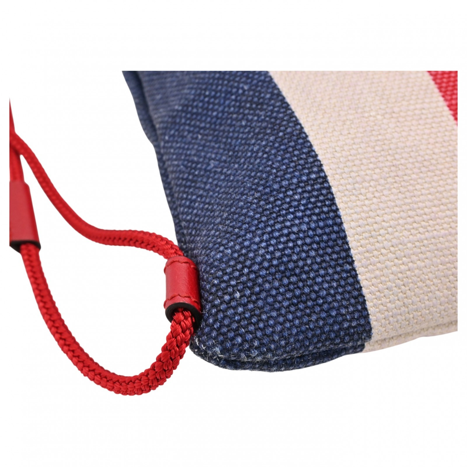 Auth GUCCI Logo Drawstring Medium Backpack Tricol… - image 6